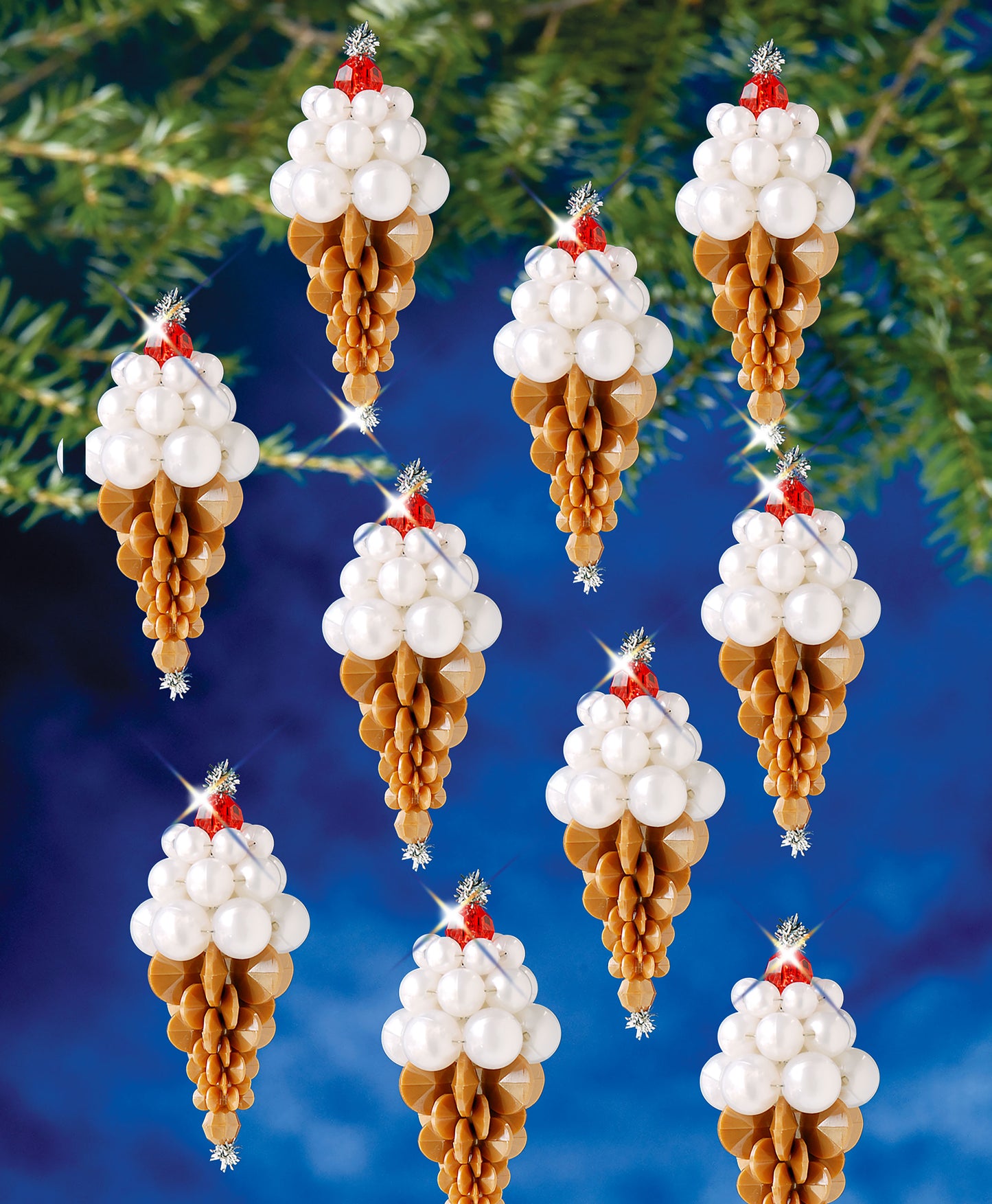 Holiday Cones Ornament Kit