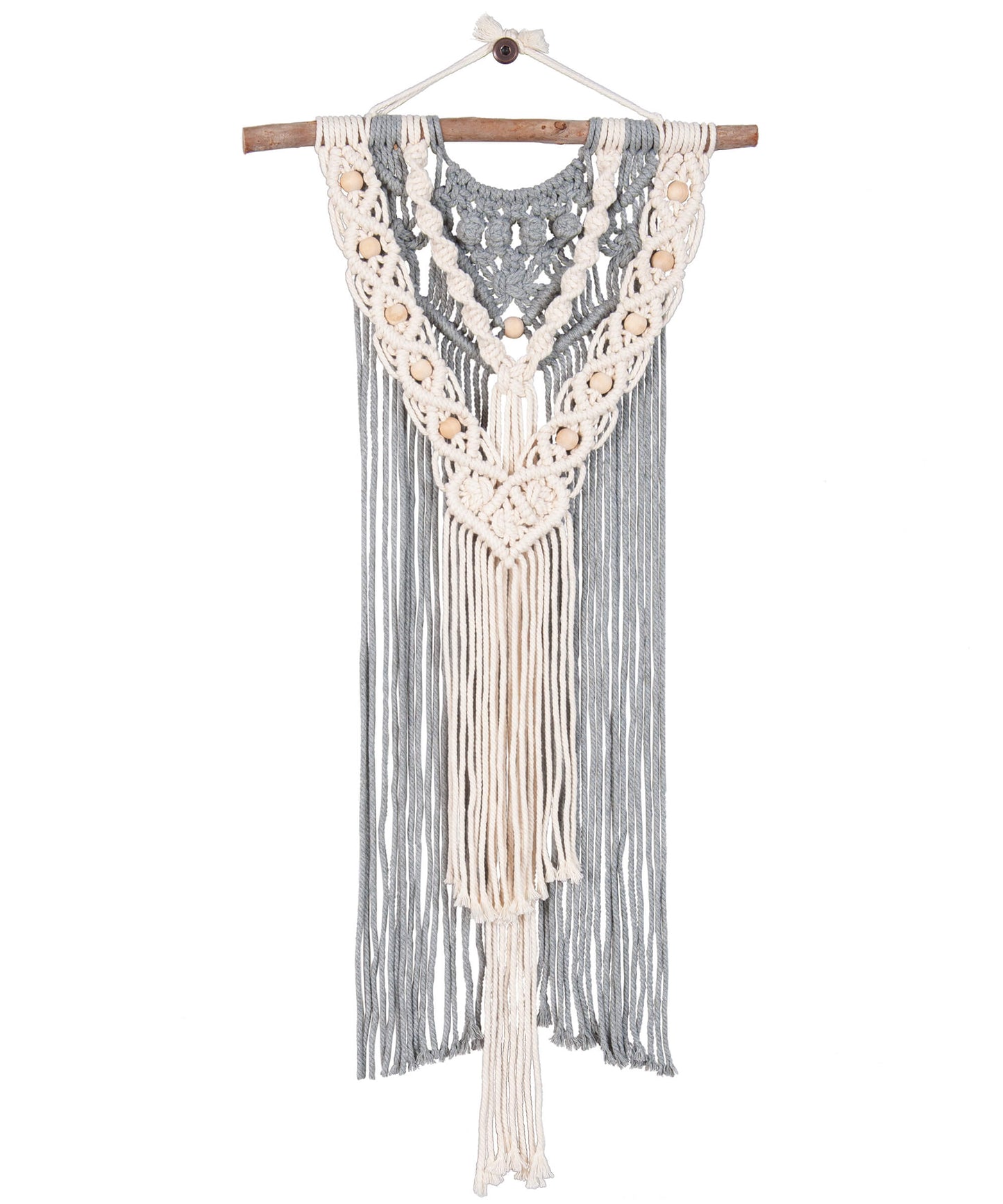 Kit 2 in Macrame Kits Best Sellers Plants set:: Two-tone wall hanging kit