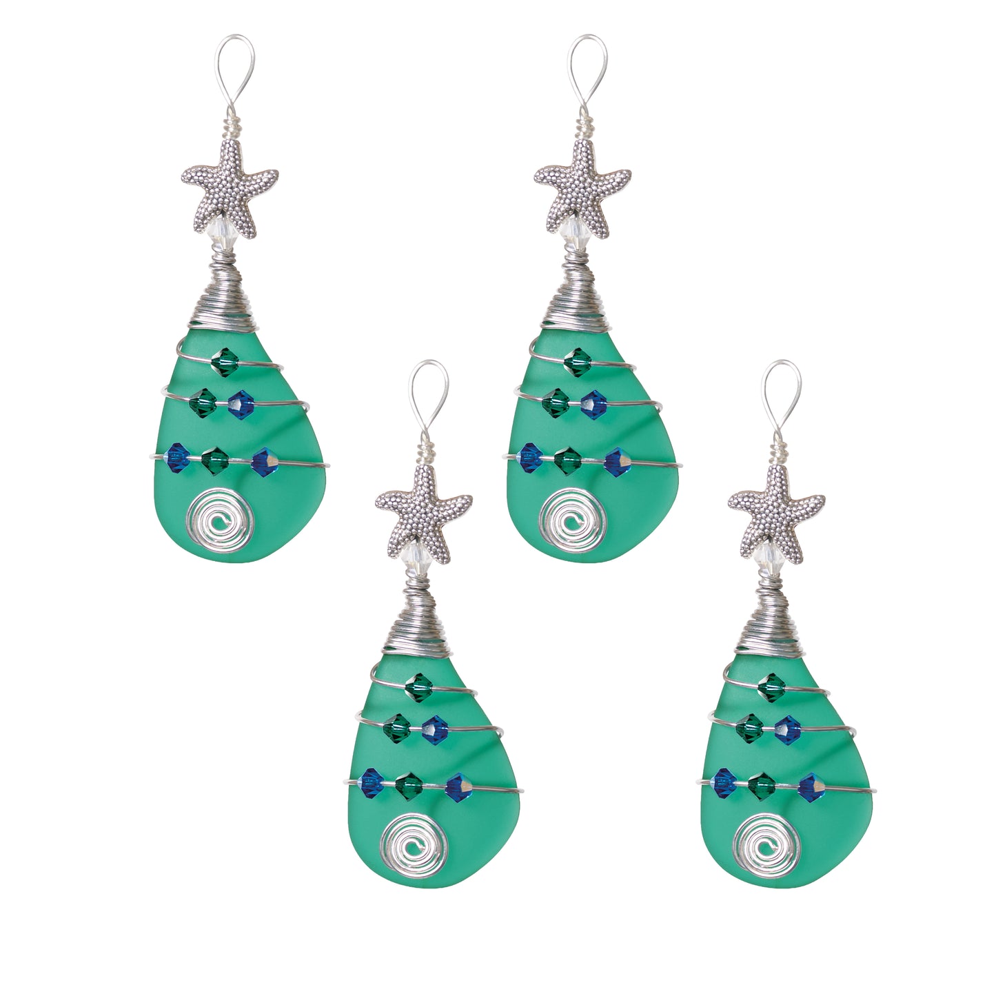 Sea Glass Christmas Tree Ornament Kit
