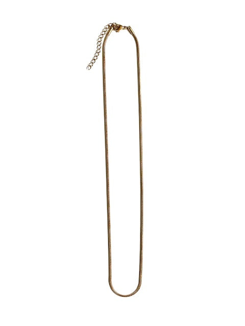 1.5mm Snake Chain Necklace - Gold