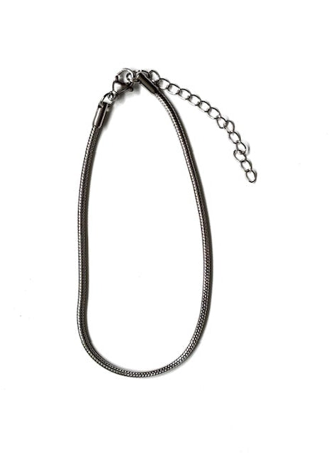 2mm Snake Chain Bracelet - Silver