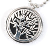 Es-Scent-ialsª Aromatherapy Locket Necklace - Round with Tree of Life design