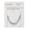 Estrellaª Jewelry Chain - tiny, oval links, silver color