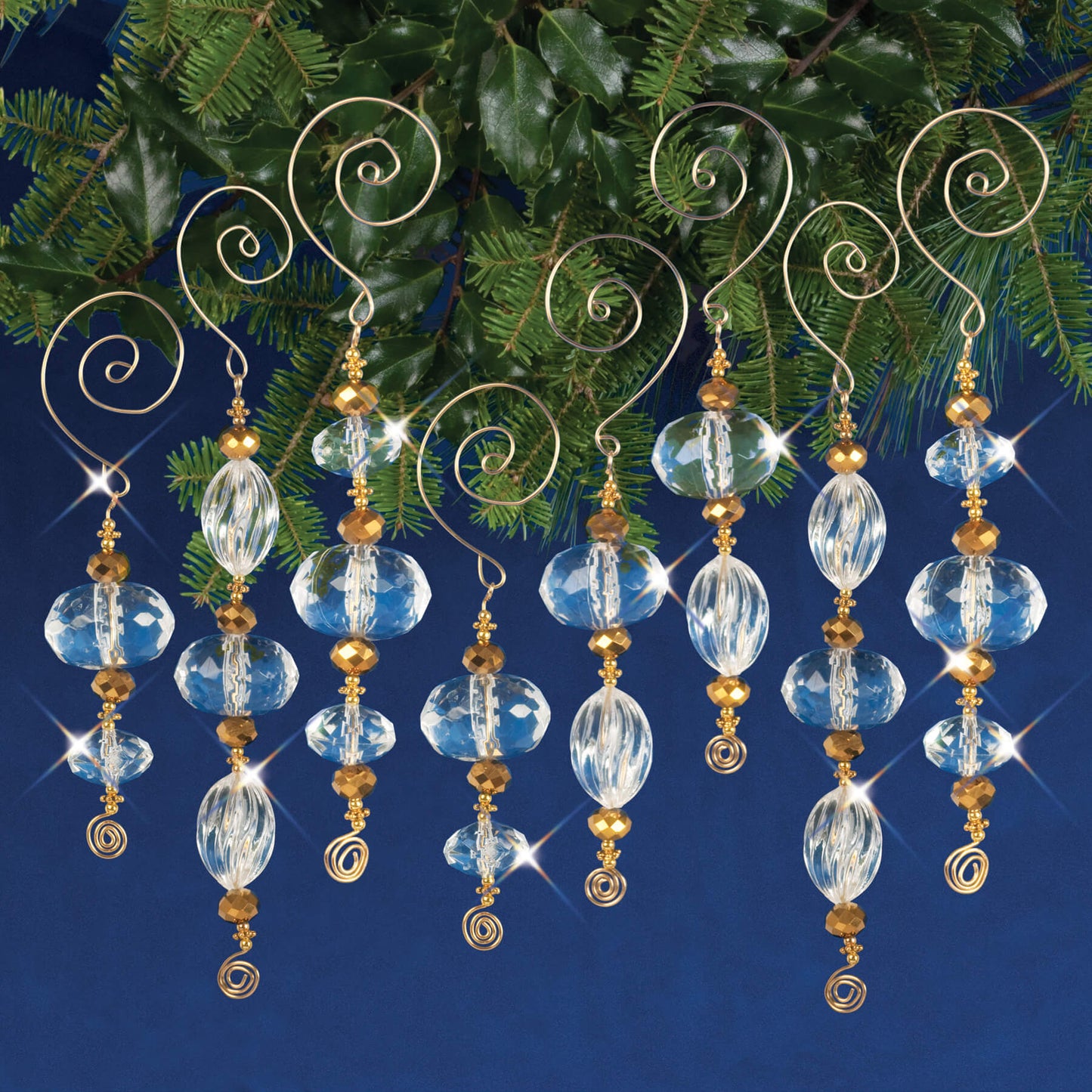 Nostalgic Christmas™ Ornament Kit - Crystal/Golden Icicles
