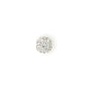 Shambala rhinestone bead - crystal 08mm