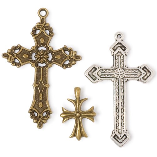 Steampunk Cross Charms