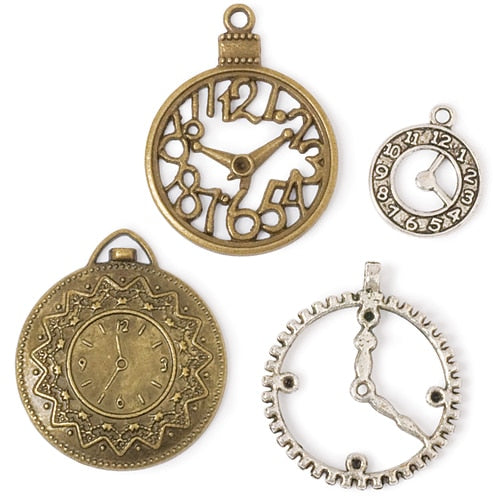 Steampunk Clock Charms I