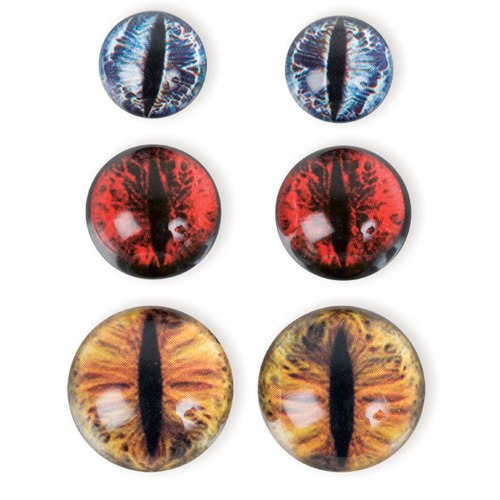 Steampunk Charms - Dragon Eyes - earth