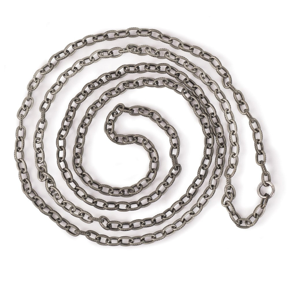 Steampunk Jewelry Chain Style A - Antiqued Imitation Silver Finish