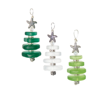 Sea Glass Stacked Christmas Trees Kit