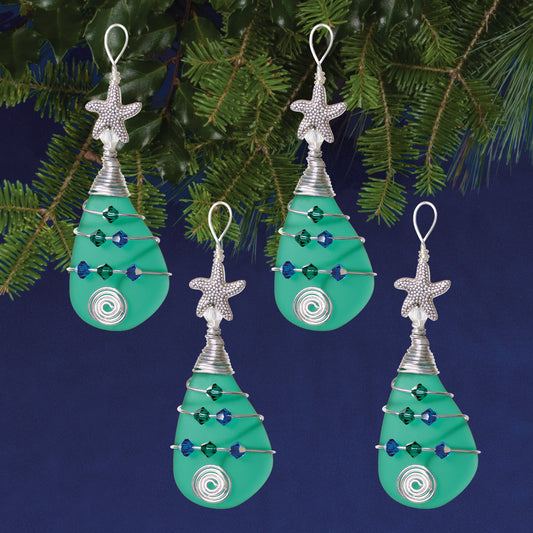 Sea Glass Christmas Tree Ornament Kit