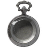 Large Watch Case with clear cover - gunmetal black finish