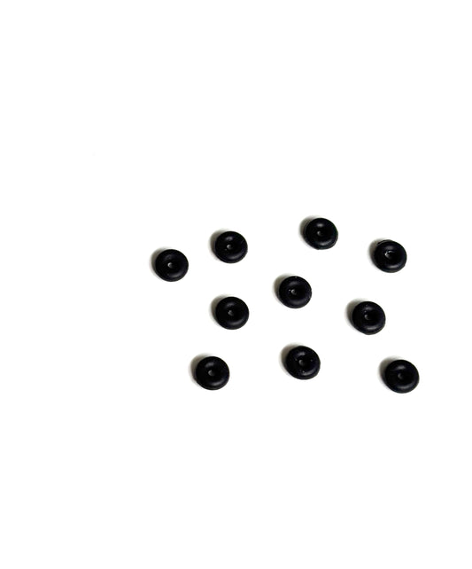 Black Stopper Beads