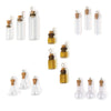 Style Bundle of five packs of miniature glass bottle charms
