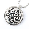 Es-Scent-ialsª Aromatherapy Locket Necklace - Round with Curls