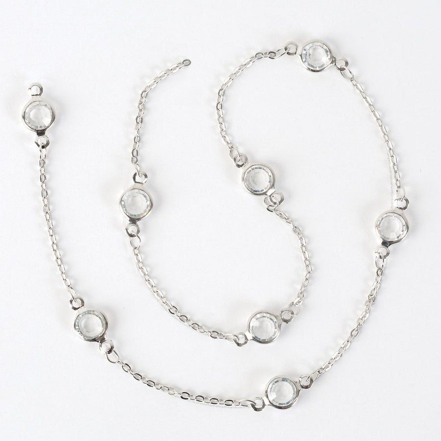 Estrella Metal Chain 39 Silver Tiny Oval Unfinished