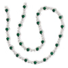 Estrellaª Linked Crystals Chain - small, emerald/silver