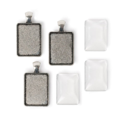 25x18mm Rectangle Pendants