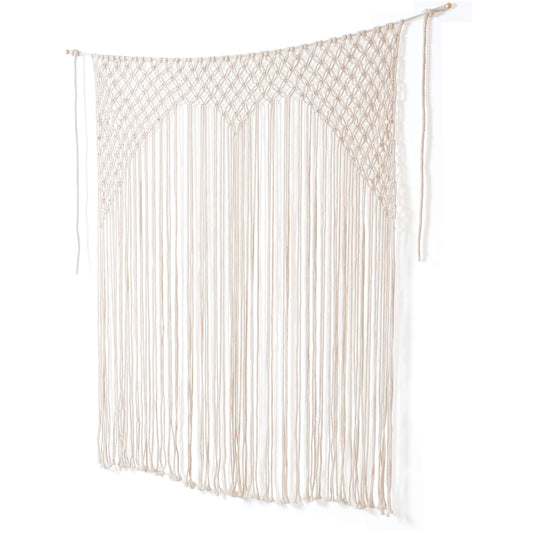 Solid Oak Lacy Backdrop macrame kit