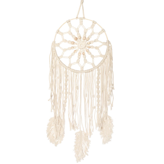 macrame wall hanging kit, with mandala dreamcatcher design