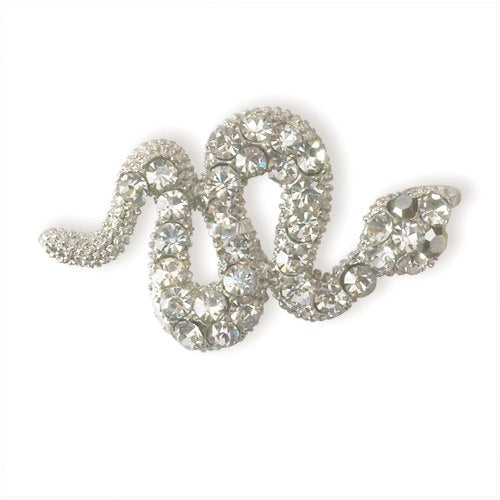 Shambala rhinestone charm - snake