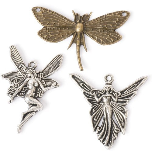 Steampunk Fairies/Dragonfly Charms