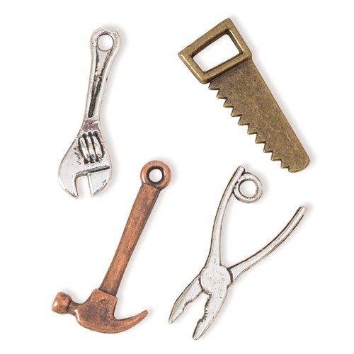 Steampunk Carpenter Tool Charms