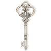 Steampunk Pendant - Giant Key, Imit. Silver