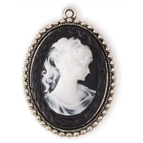 Steampunk Cameo Pendant/Pin