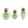 Steampunk Fancy Bottle Charms - green