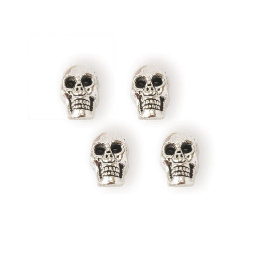 Steampunk skull beads - medium