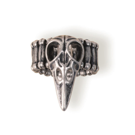 Steampunk Ring - Raven Skull