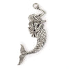 Solid Oak brand silver-look mermaid pendant