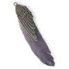 Wing Pendant w/ Real Feather
