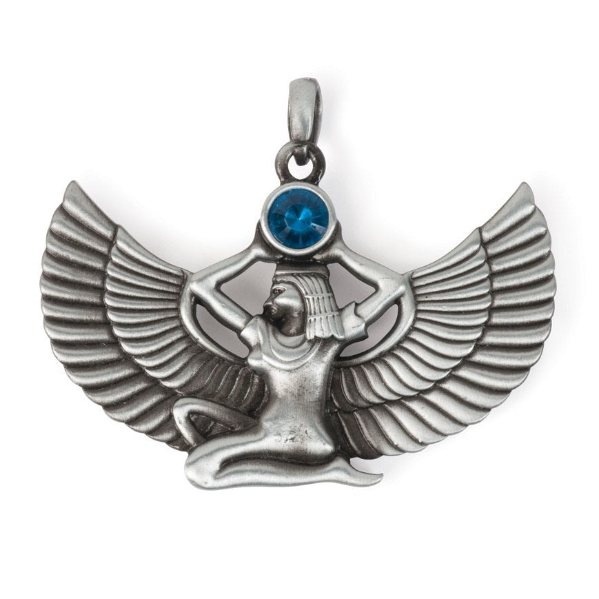 Solid Oak: Egyptian Goddess Pendant (Isis)