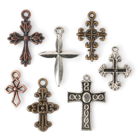 Small Cross Charms