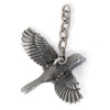 Bird Pendant with Hinged, Movable Wings