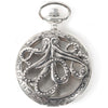 Octopus design large watch case in antiqued imitation silver